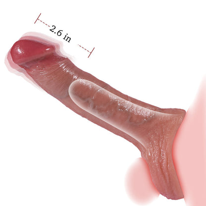 Penis Sleeve with Cock Ring 2-in-1: Vibrating Edition