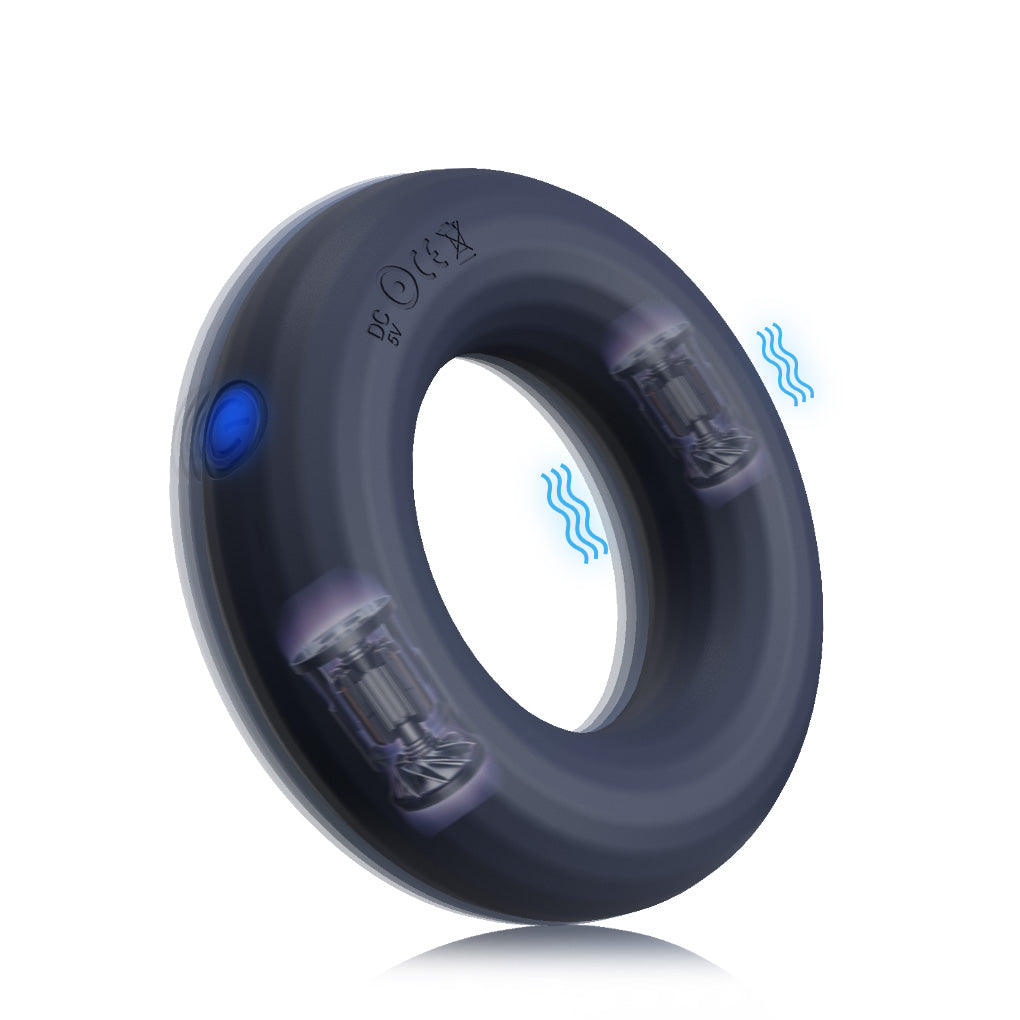 Silicone Penis Ring Vibrator: Vibrating Edition