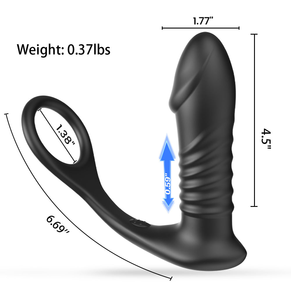 Anal & Prostate Vibrator: Thrusting Edition