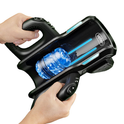 Leten 10 Thrusting High-speed Motor Masturbator Cup with Phone Holder