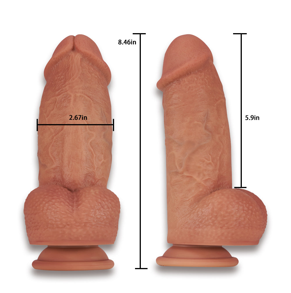 Thick Realistic Dildo 2.67 in